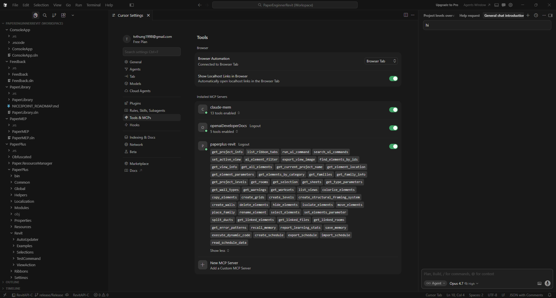 Cursor IDE MCP setup